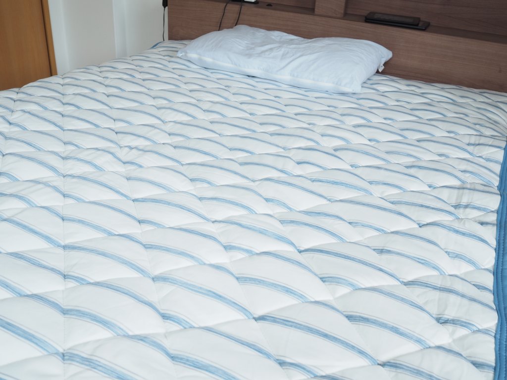 ニトリの冷んやり敷きパッド｢Nクール｣を夏のベッドで使ってみた 
